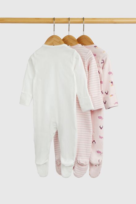 Mothercare / Слип, 3 шт. для девочки