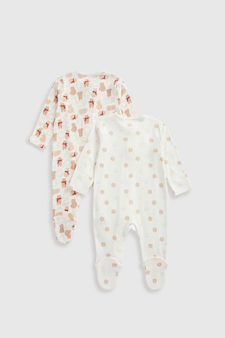 Mothercare / Слип на молнии новогодний, 2 шт. унисекс