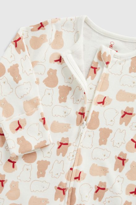 Mothercare / Слип на молнии новогодний, 2 шт. унисекс