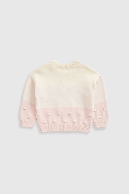 Mothercare / Джемпер вязаный новогодний для девочки