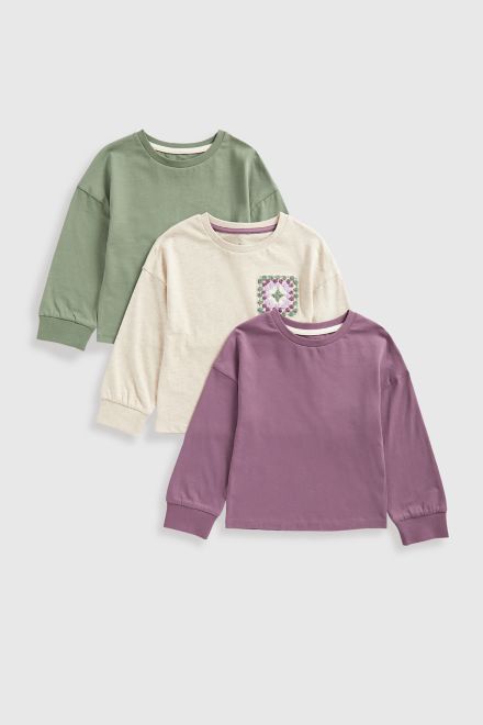 Mothercare / Лонгслив, 3 шт. для девочки