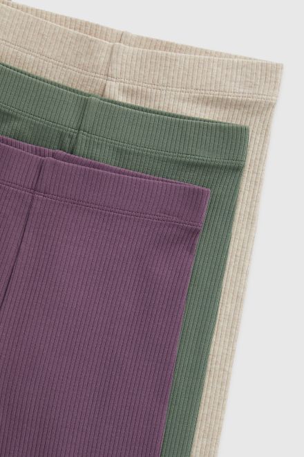 Mothercare / Легинсы в рубчик, 3 шт. для девочки