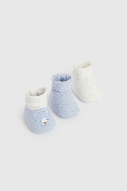 Mothercare / Пинетки, 3 пары для мальчика