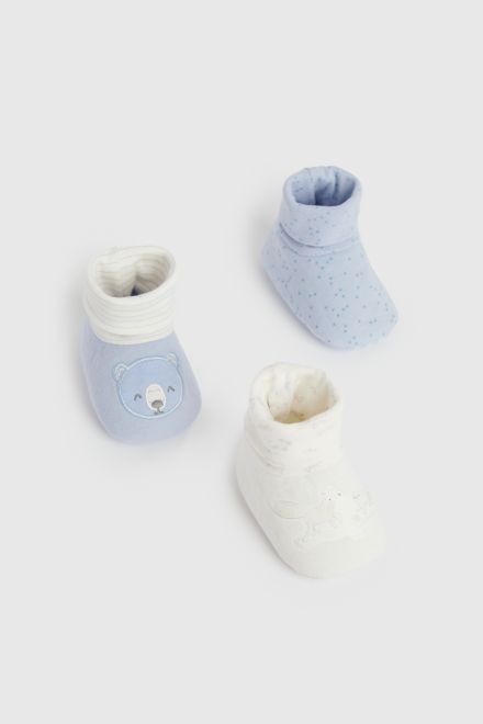 Mothercare / Пинетки, 3 пары для мальчика