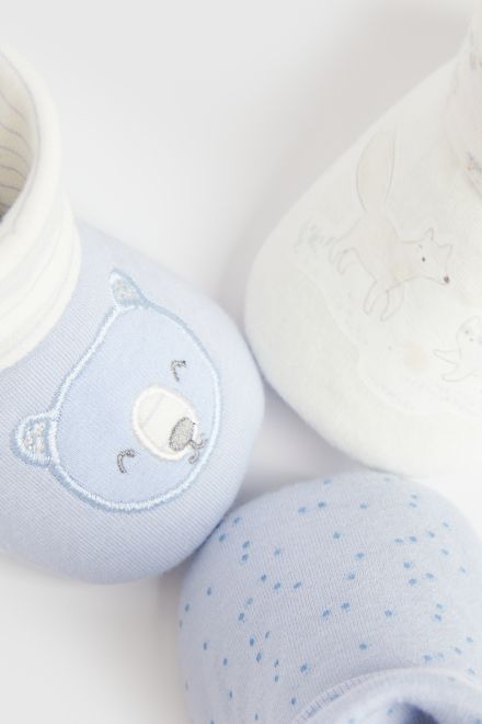 Mothercare / Пинетки, 3 пары для мальчика