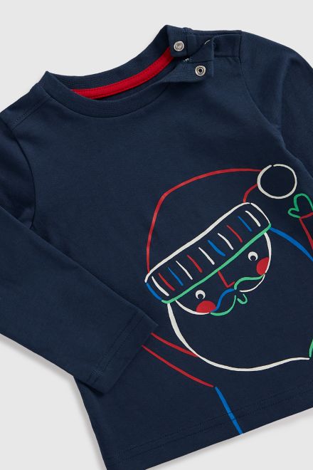 Mothercare / Лонгслив новогодний для мальчика