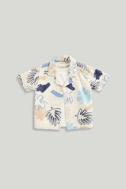Mothercare / Комплект рубашка с коротким рукавом и футболка для мальчика