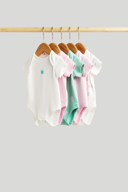 Mothercare / Боди с коротким рукавом, 5 шт. для девочки