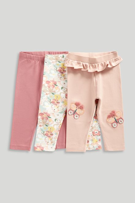 Mothercare / Легинсы, 3 шт. для девочки