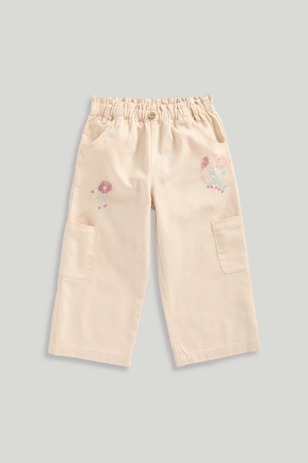 Mothercare / Брюки с вышивкой для девочки