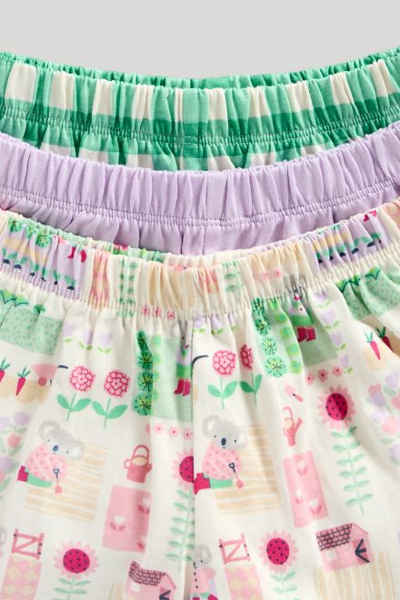 Mothercare / Шорты трикотажные, 3 шт. для девочки