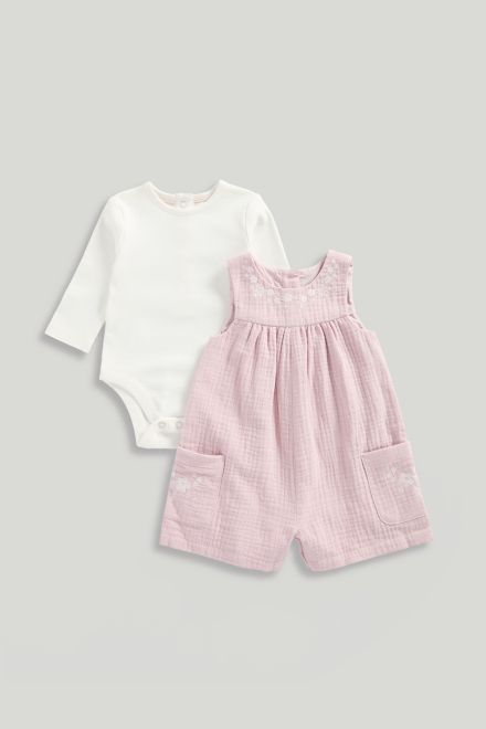 Mothercare / Комплект боди и полукомбинезон для девочки