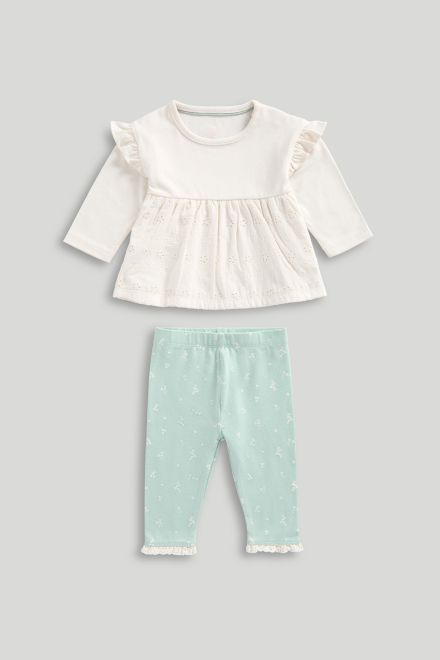 Mothercare / Комплект лонгслив и легинсы для девочки