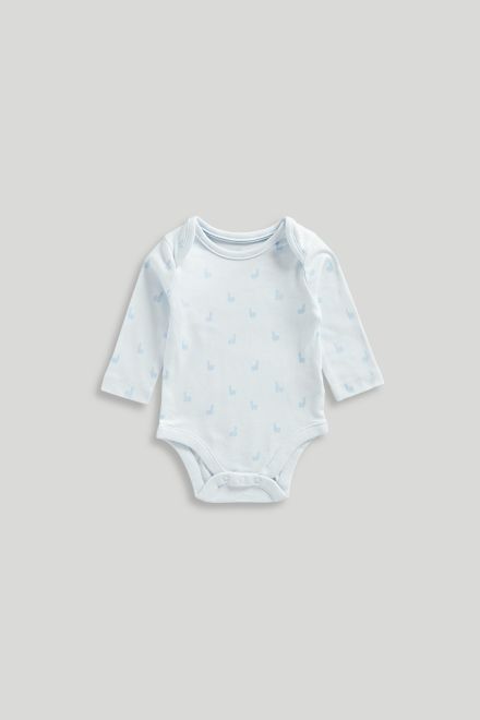Mothercare / Комплект слип, боди 2 шт., брюки, лонгслив, фартук нагрудный, варежки-царапки и шапка для мальчика
