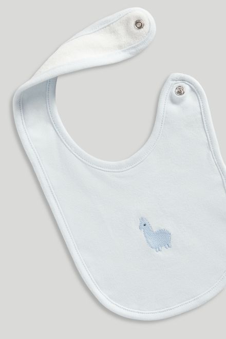 Mothercare / Комплект слип, боди 2 шт., брюки, лонгслив, фартук нагрудный, варежки-царапки и шапка для мальчика