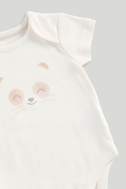 Mothercare / Комплект слип, боди 2 шт., брюки, лонгслив, фартук нагрудный, варежки-царапки и шапка унисекс