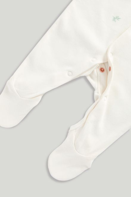 Mothercare / Комплект слип, боди 2 шт., брюки, лонгслив, фартук нагрудный, варежки-царапки и шапка унисекс