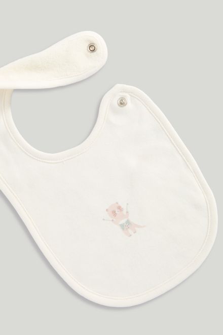 Mothercare / Комплект слип, боди 2 шт., брюки, лонгслив, фартук нагрудный, варежки-царапки и шапка унисекс