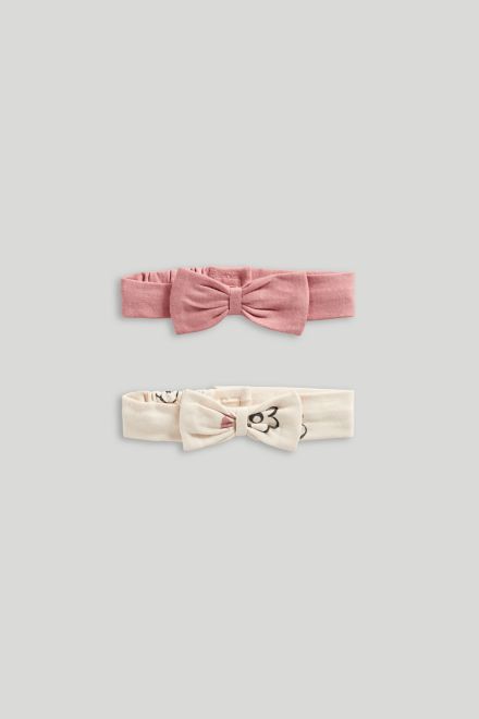 Mothercare / Повязка на голову с бантиком, 2 шт. для девочки