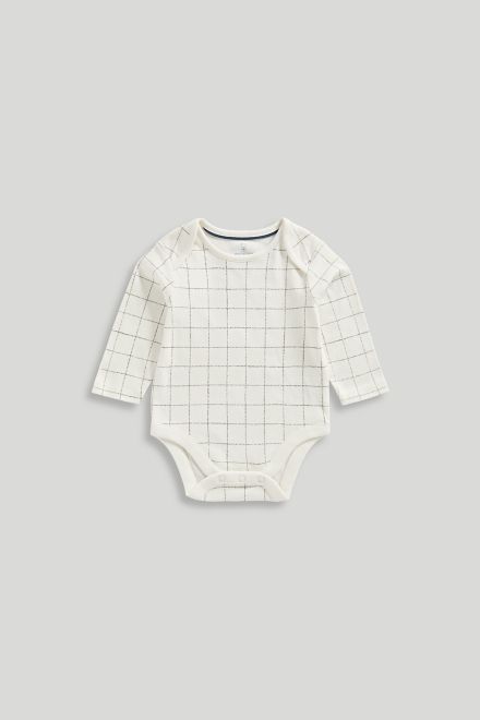 Mothercare / Комплект слип, боди 2 шт., брюки, лонгслив, фартук нагрудный, варежки-царапки и шапка для мальчика