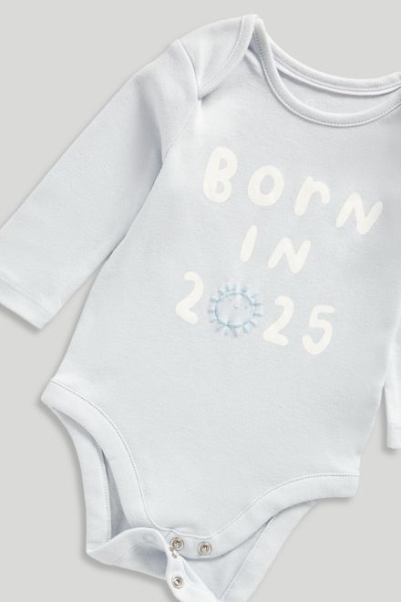 Mothercare / Боди "Я родился в 2025" для мальчика