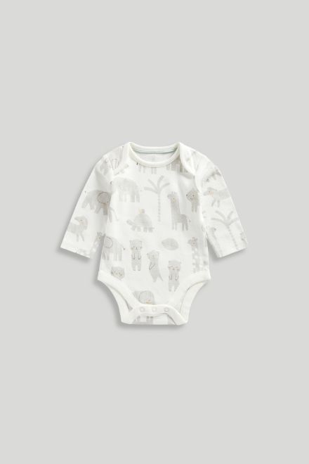 Mothercare / Комплект слип, боди 2 шт., брюки, лонгслив, фартук нагрудный, варежки-царапки и шапка для мальчика