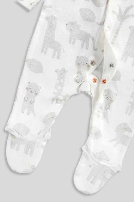 Mothercare / Комплект слип, боди 2 шт., брюки, лонгслив, фартук нагрудный, варежки-царапки и шапка для мальчика