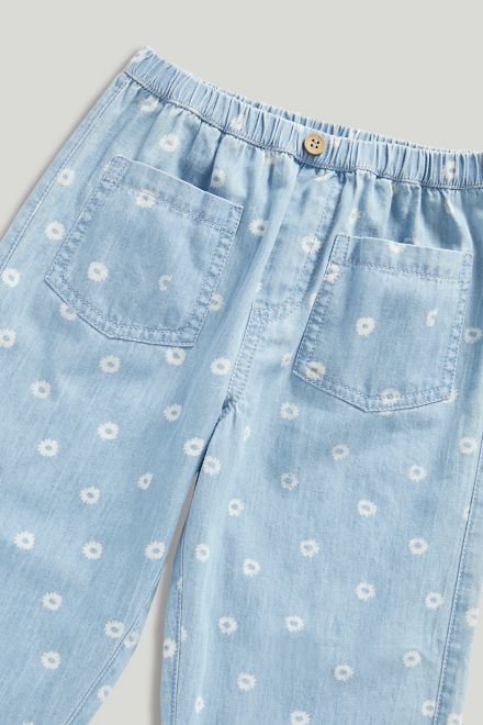 Mothercare / Комлект джинсовый блузка и брюки для девочки