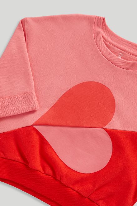 Mothercare / Комплект свитшот и шорты трикотажные для девочки