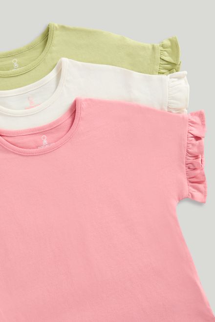 Mothercare / Футболка, 3 шт. для девочки