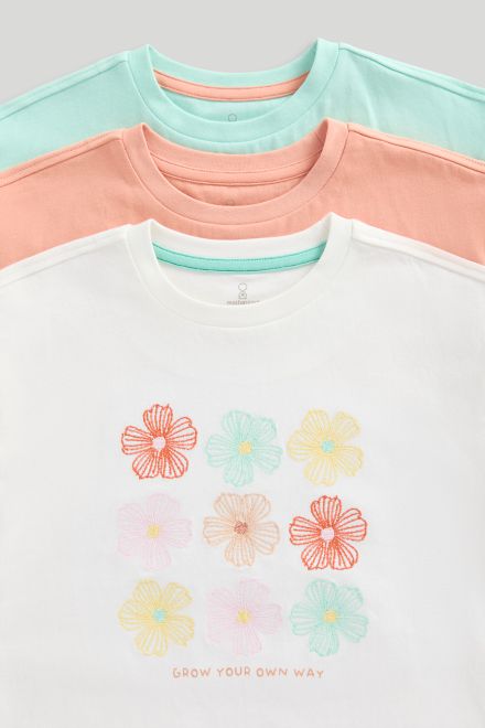 Mothercare / Футболка, 3 шт. для девочки