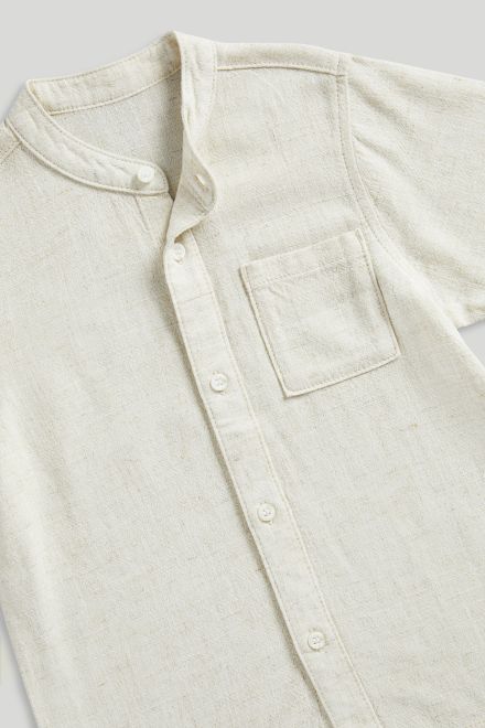 Mothercare / Рубашка с коротким рукавом из вискозы для мальчика