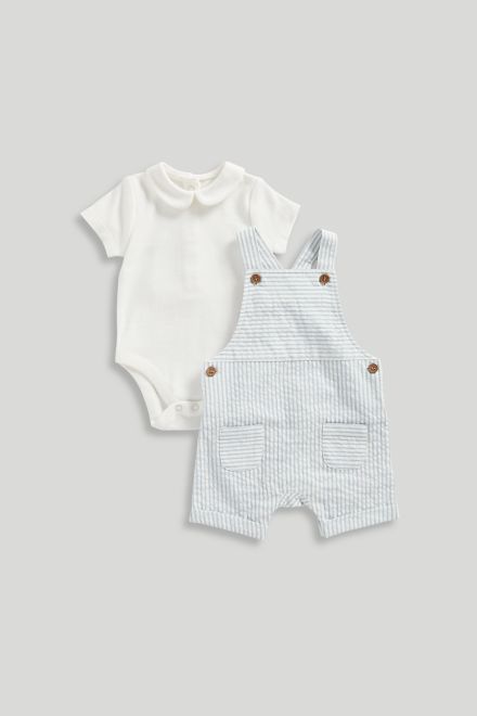 Mothercare / Комплект боди с коротким рукавом и полукомбинезон для мальчика