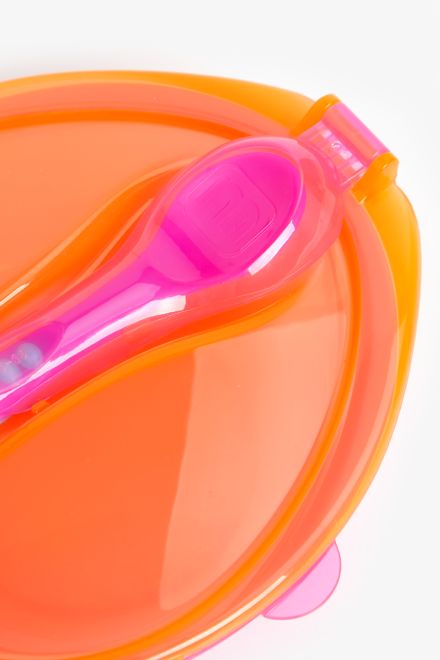 Mothercare / Набор миска и ложка для девочки