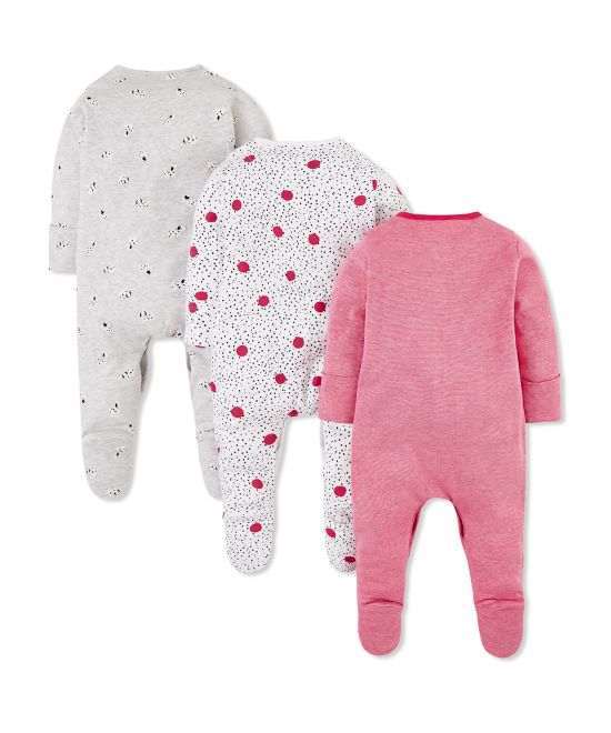 Mothercare / Слип, 3 шт. для девочки