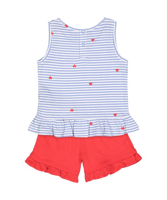 Mothercare / Комплект шорты трикотажные и футболка для девочки