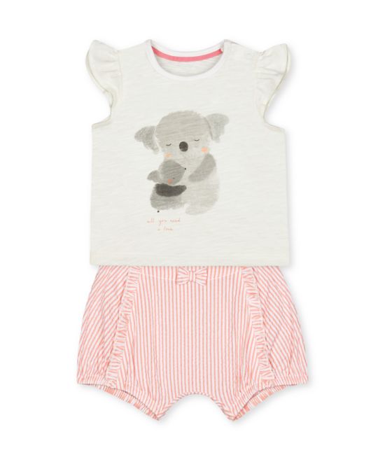 Mothercare / Комплект шорты и футболка для девочки