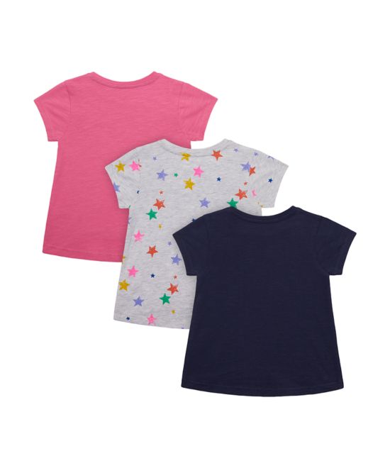 Mothercare / Футболка, 3 шт. для девочки