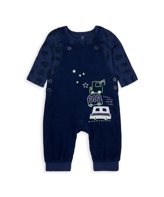 Mothercare / Комплект полукомбинезон и боди для мальчика