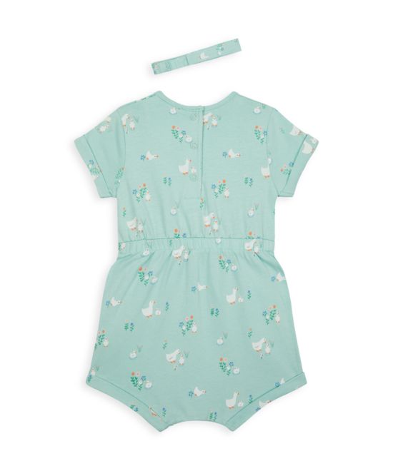 Mothercare / Комплект полукомбинезон и повязка на голову для девочки