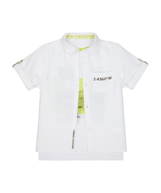 Mothercare / Комплект футболка и рубашка для мальчика