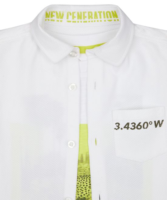 Mothercare / Комплект футболка и рубашка для мальчика