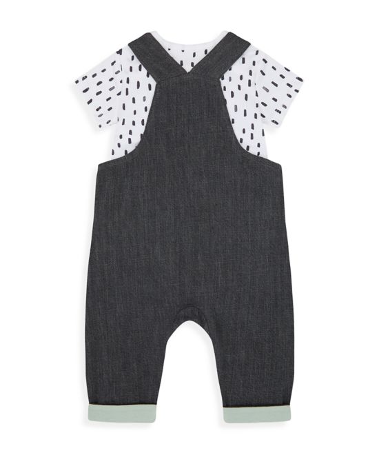 Mothercare / Комплект полукомбинезон и боди
