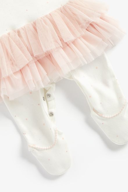 Mothercare / Комплект комбинезон нарядный и повязка на голову для девочки