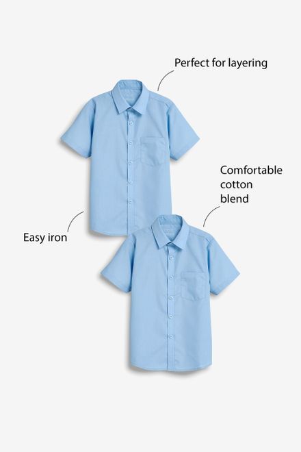 Next / Рубашка с коротким рукавом, 2 шт. для мальчика - фото 5