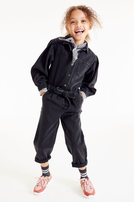 Next / Комбинезон джинсовый для девочки - фото 3