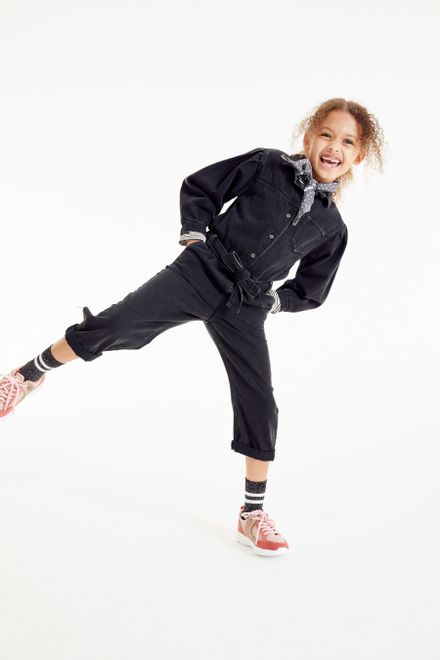 Next / Комбинезон джинсовый для девочки - фото 4