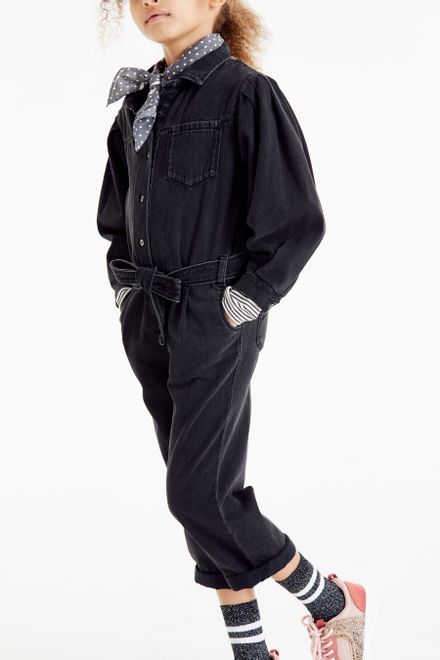 Next / Комбинезон джинсовый для девочки - фото 5