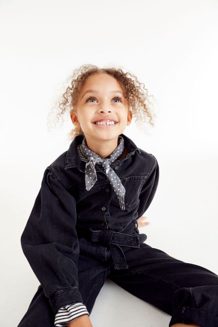 Next / Комбинезон джинсовый для девочки - фото 8