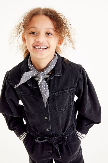 Next / Комбинезон джинсовый для девочки - фото 9